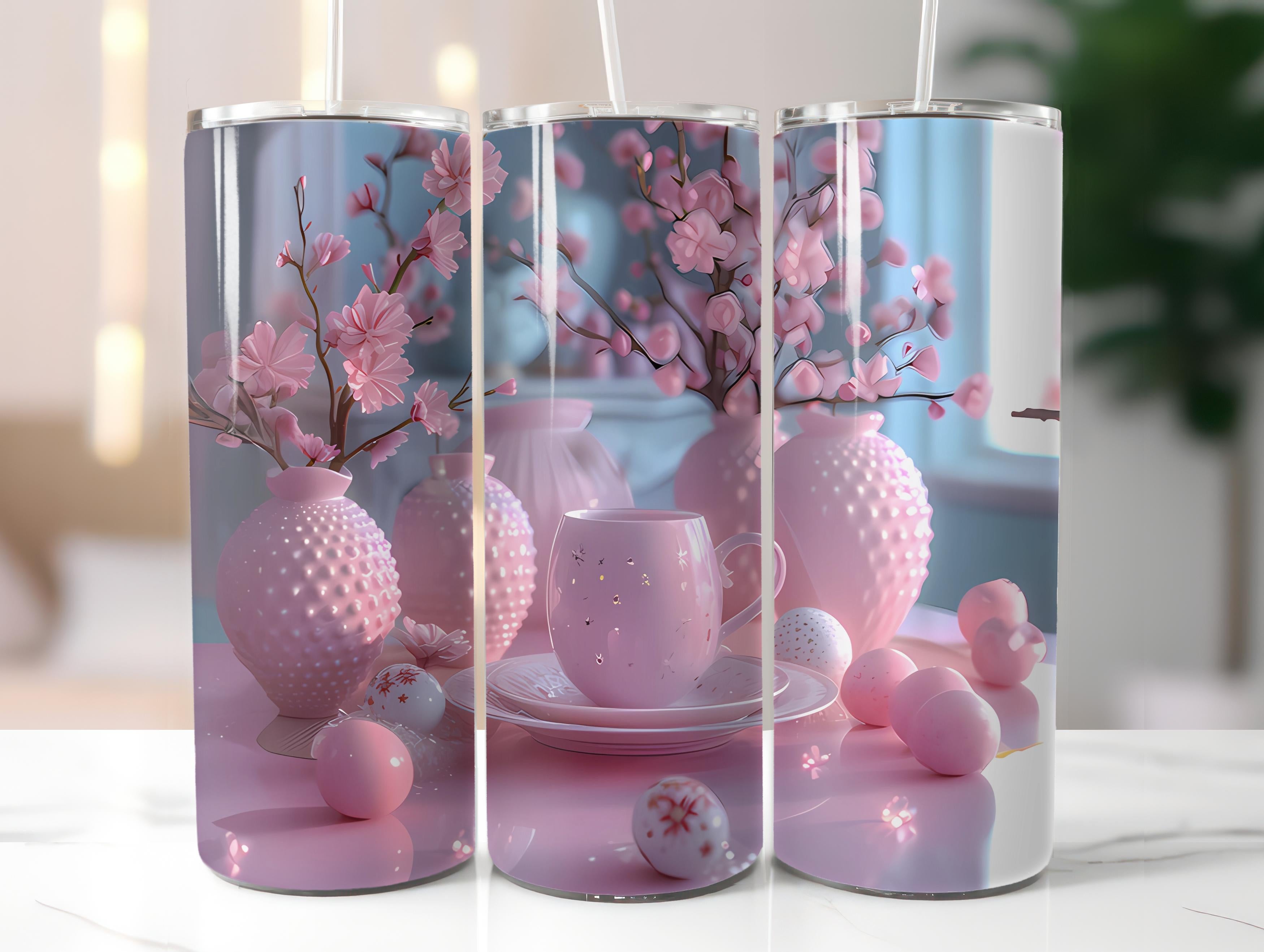 Pink Easter 5 Tumbler Wrap - CraftNest