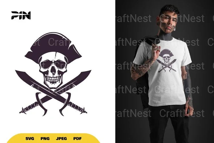 Pirate Skull SVG Bundle - CraftNest - Digital Crafting and Art