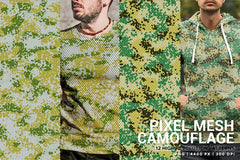 Pixel Mesh Camouflage - CraftNest - Digital Crafting and Art