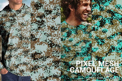 Pixel Mesh Camouflage - CraftNest - Digital Crafting and Art