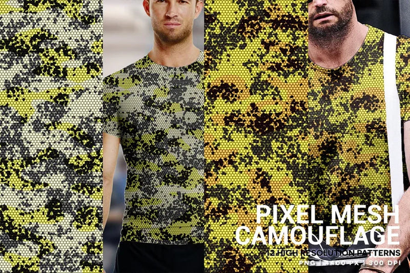 Pixel Mesh Camouflage - CraftNest - Digital Crafting and Art