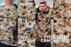 Pixel Mesh Camouflage - CraftNest - Digital Crafting and Art
