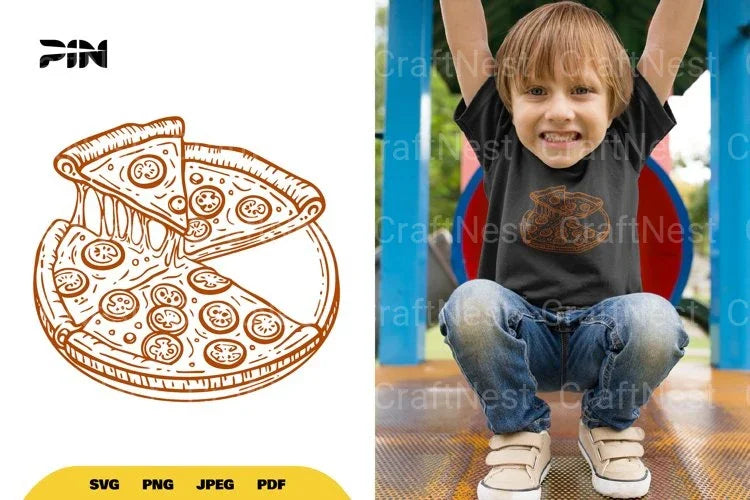 Pizza Fast Food SVG Bundle - CraftNest - Digital Crafting and Art
