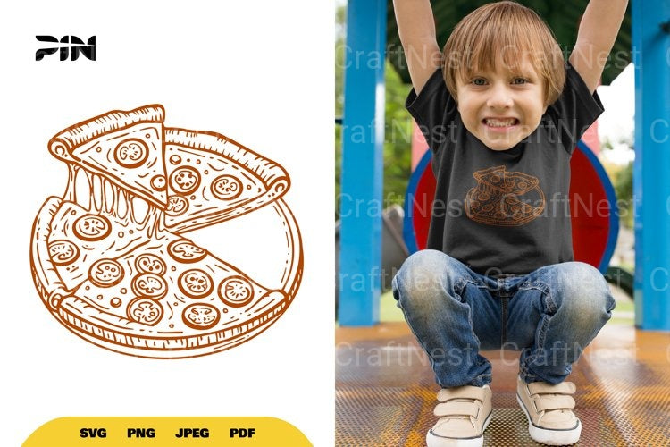 Pizza Fast Food SVG Bundle - CraftNest - Digital Crafting and Art