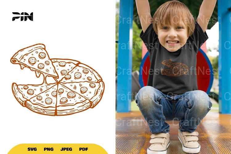 Pizza Fast Food SVG Bundle - CraftNest - Digital Crafting and Art