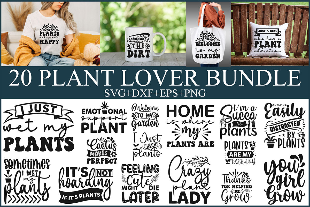 Plant Lover SVG Bundle - CraftNest - Digital Crafting and Art