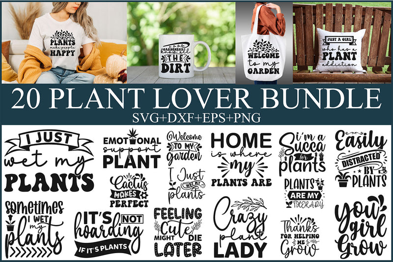 Plant Lover SVG Bundle - CraftNest - Digital Crafting and Art