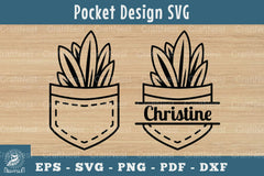 Plant in Pocket Silhouette Design Clipart Bundle - CraftNest - Digital Crafting and Art
