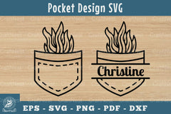 Plant in Pocket Silhouette Design Clipart Bundle - CraftNest - Digital Crafting and Art