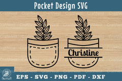 Plant in Pocket Silhouette Design Clipart Bundle - CraftNest - Digital Crafting and Art