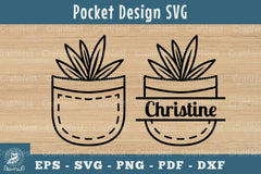 Plant in Pocket Silhouette Clipart Bundle - CraftNest - Digital Crafting and Art