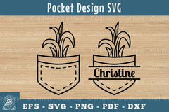 Plant in Pocket Silhouette Clipart Bundle - CraftNest - Digital Crafting and Art