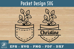 Plant in Pocket Silhouette Clipart Bundle - CraftNest - Digital Crafting and Art
