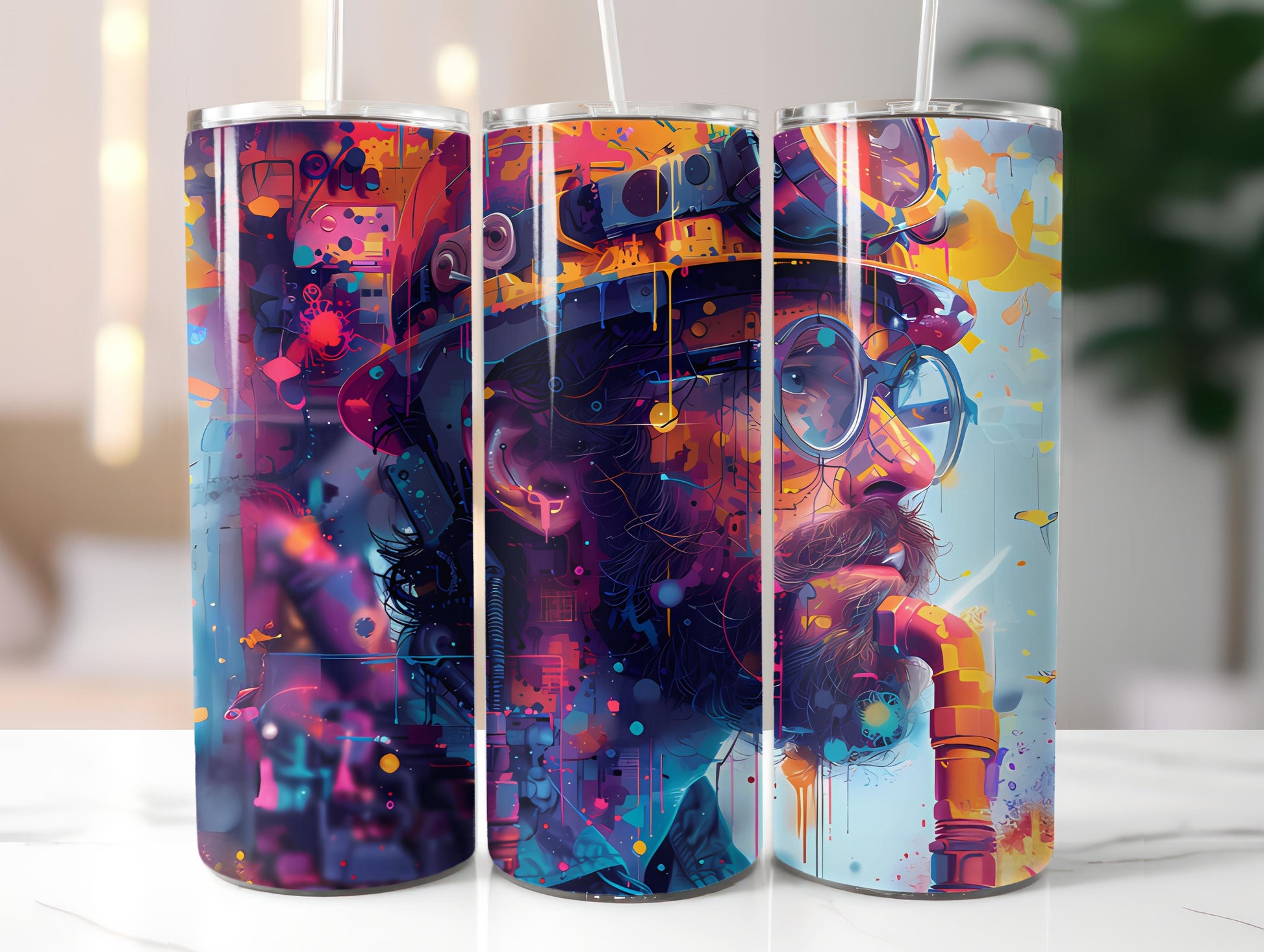 Plumber Profession 3 Tumbler Wrap - CraftNest - Digital Crafting and Art