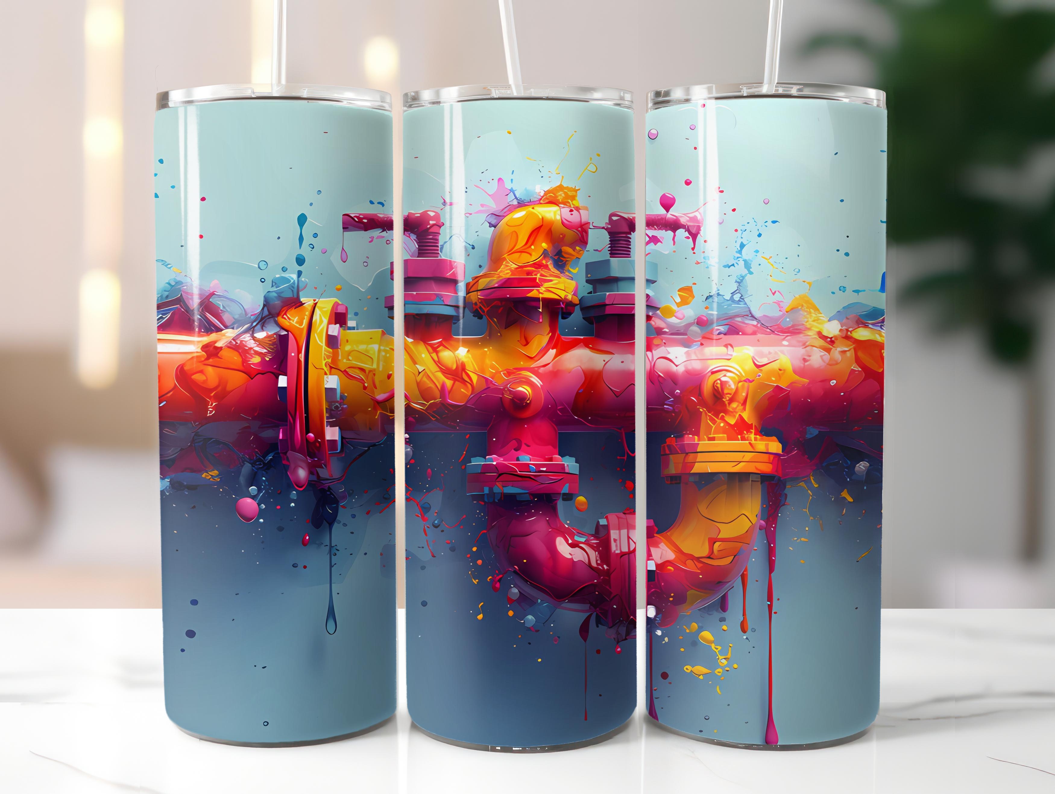 Plumber Profession 3 Tumbler Wrap - CraftNest - Digital Crafting and Art