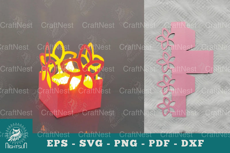 Plumeria Flowers Papercut Lantern Clipart Bundle - CraftNest - Digital Crafting and Art