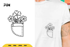 Pocket of Flowers SVG Bundle - CraftNest - Digital Crafting and Art
