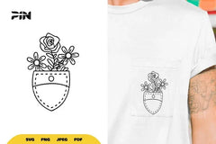 Pocket of Flowers SVG Bundle - CraftNest - Digital Crafting and Art