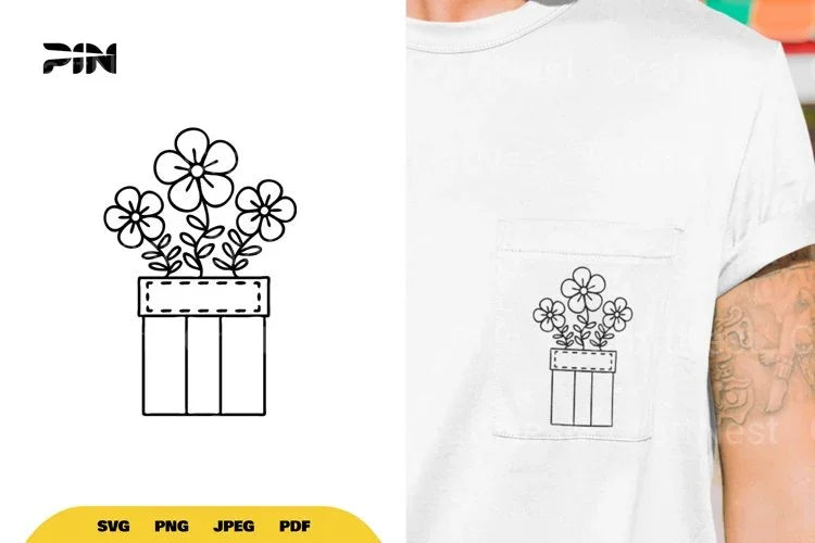 Pocket of Flowers SVG Bundle - CraftNest - Digital Crafting and Art