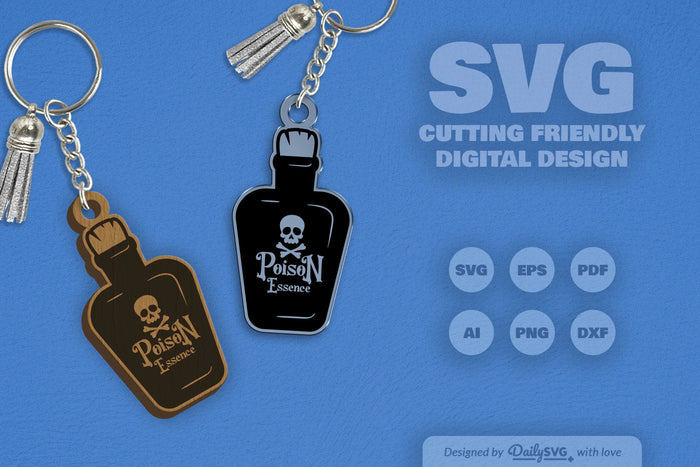 Halloween Poison Bottle Clipart - Daily SVG Bundles