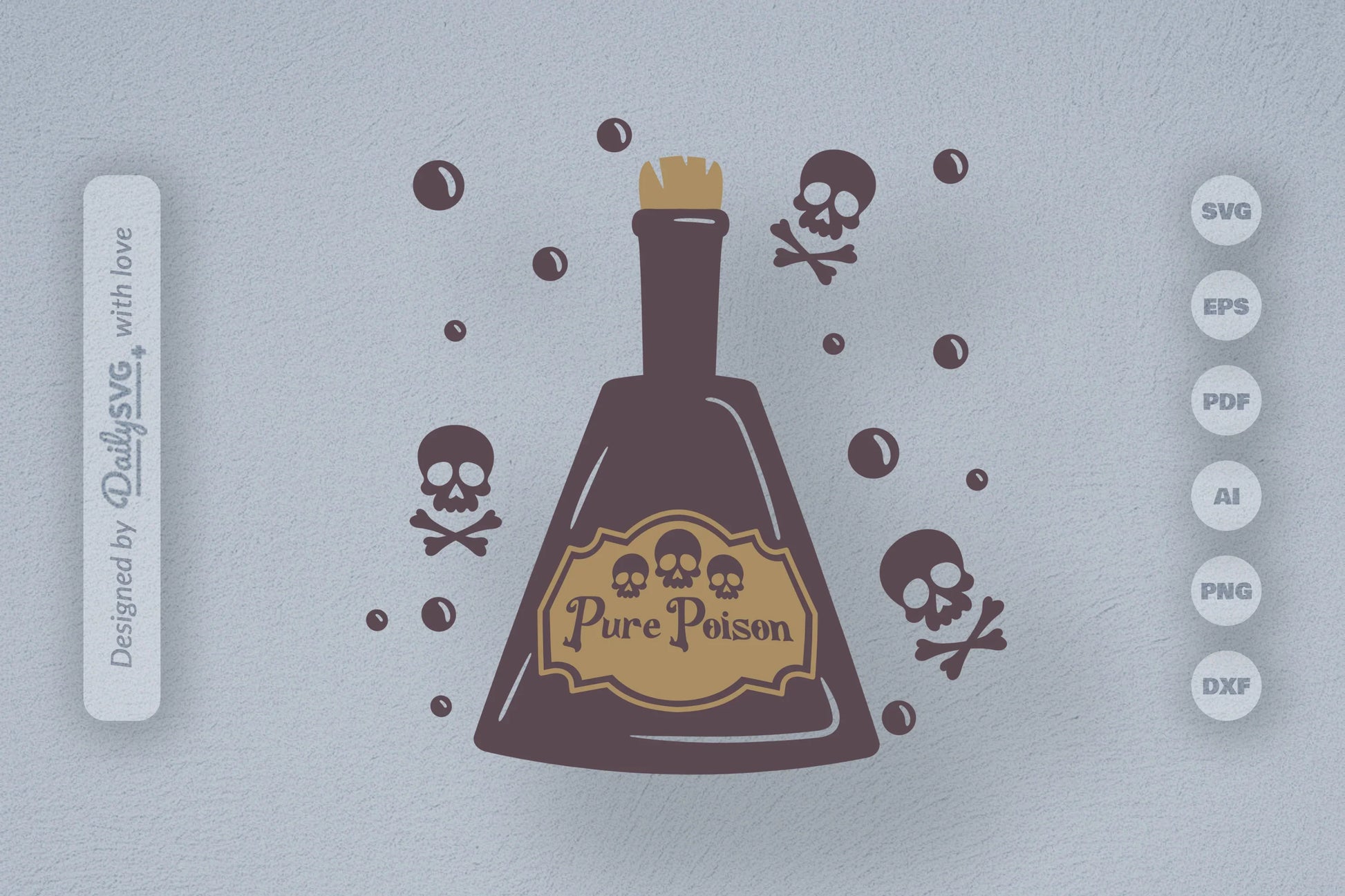 Poison Bottle Halloween SVG Bundle 5 - CraftNest - Digital Crafting and Art