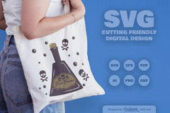 Poison Bottle Halloween SVG Bundle 5 - CraftNest - Digital Crafting and Art