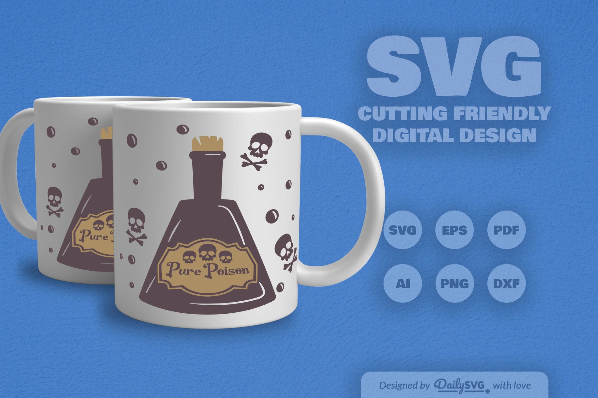 Poison Bottle Halloween SVG Bundle 5 - CraftNest - Digital Crafting and Art