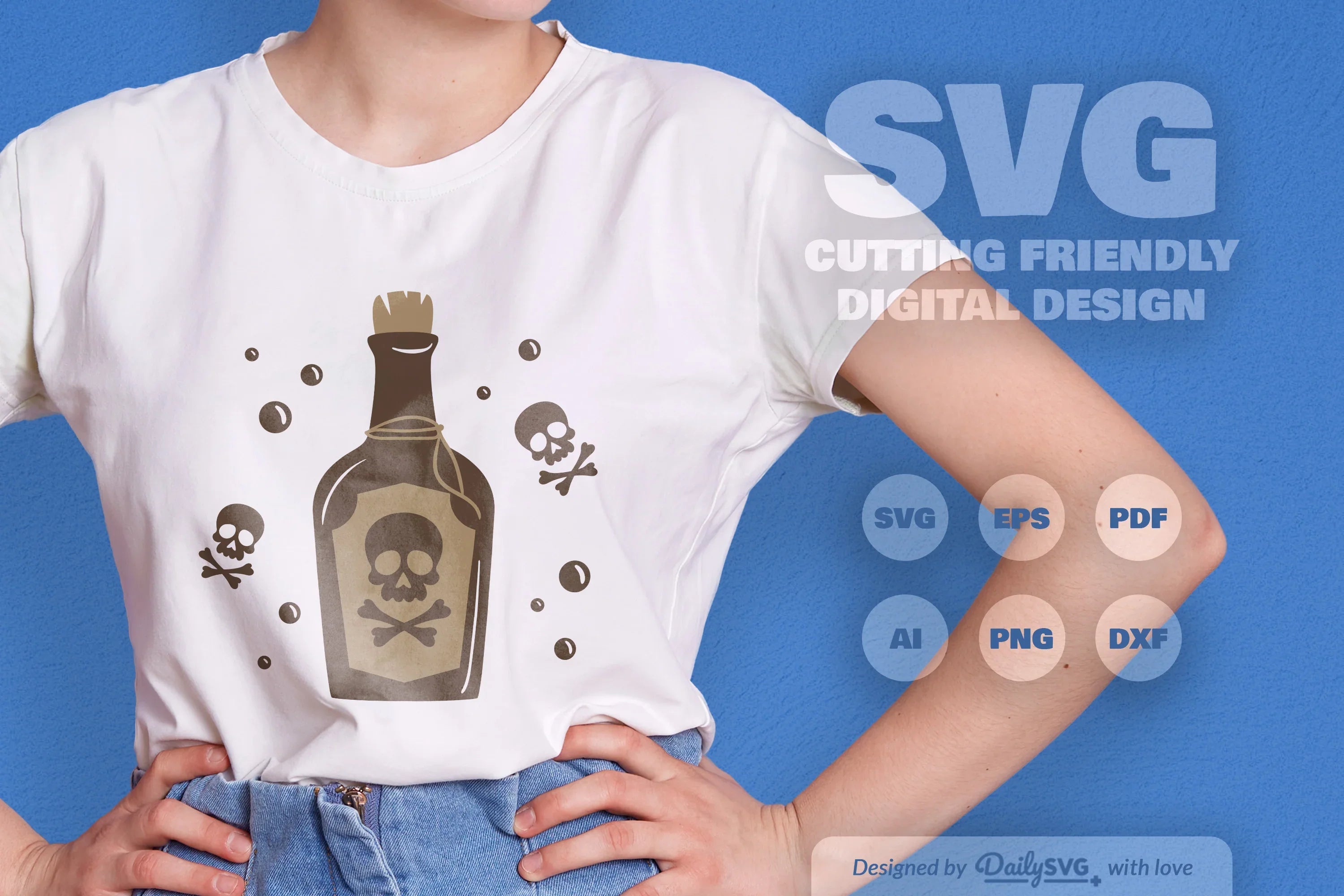 Poison Bottle Halloween SVG Bundle 7 - CraftNest - Digital Crafting and Art