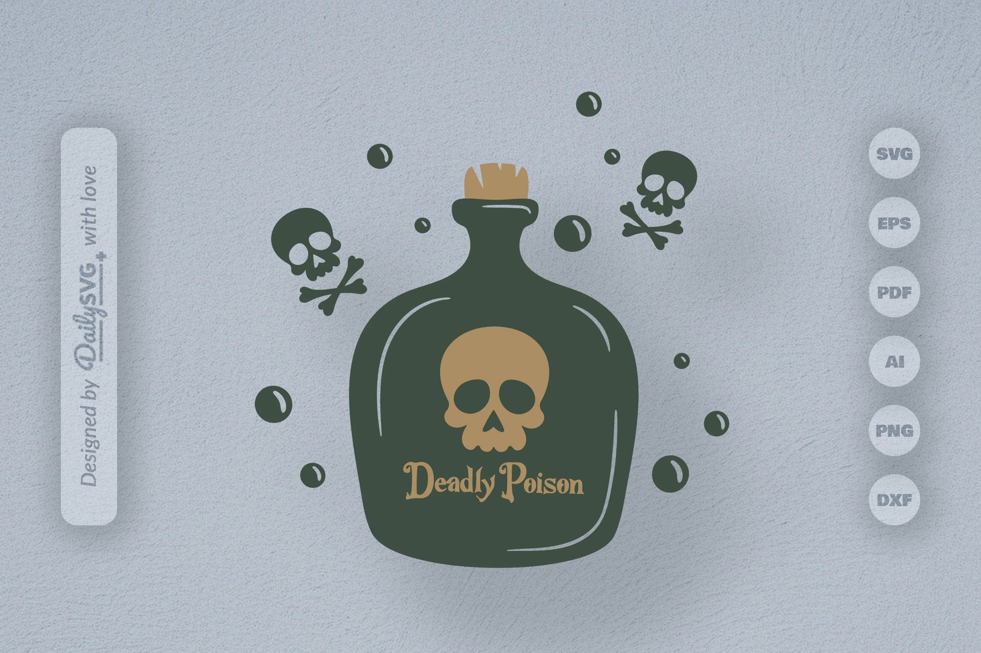 Poison Bottle Halloween SVG Bundle 8 - CraftNest - Digital Crafting and Art