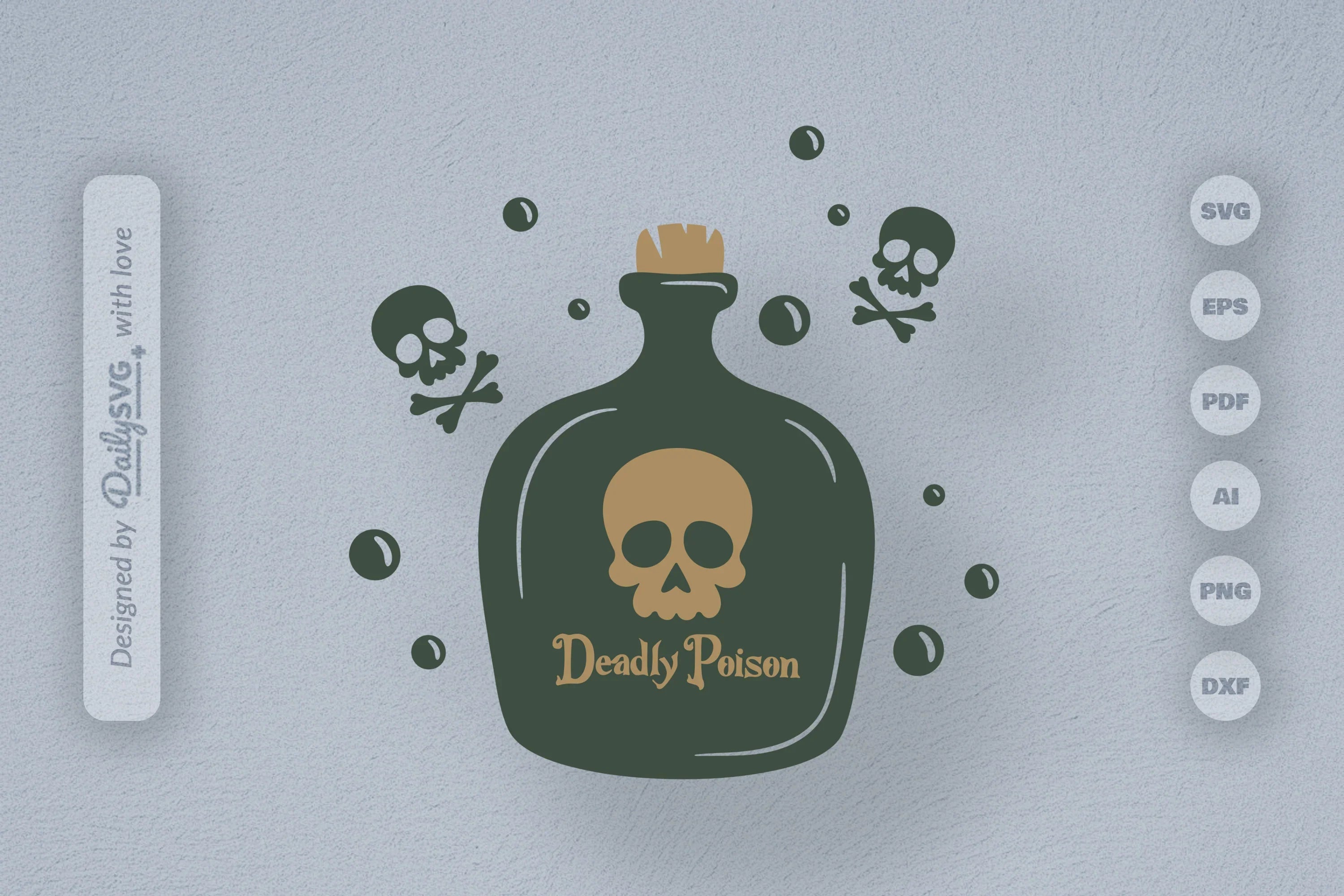 Poison Bottle Halloween SVG Bundle 8 - CraftNest - Digital Crafting and Art