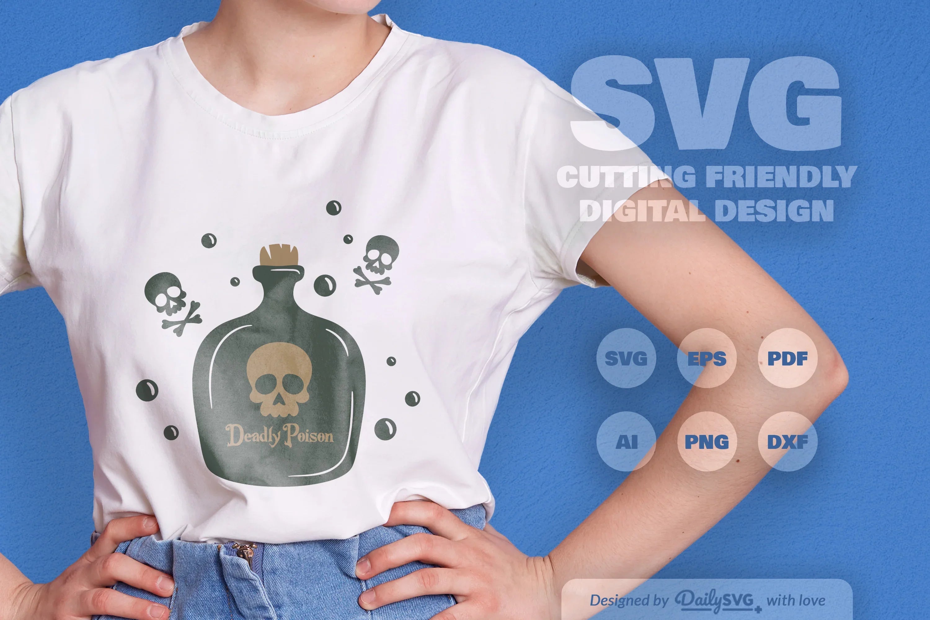 Halloween Poison Bottle Clipart - Daily SVG Bundles - CraftNest - Digital Crafting and Art