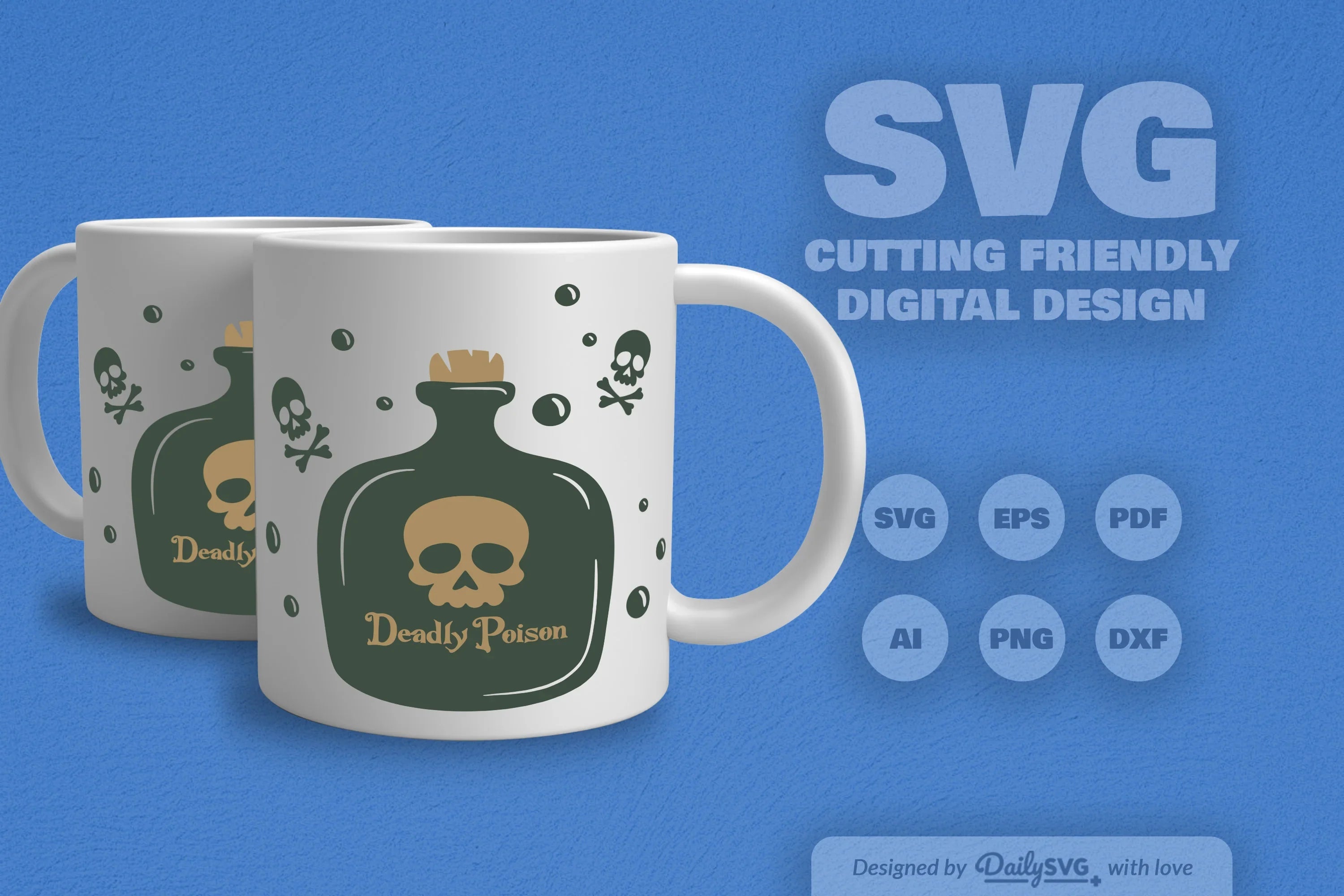 Poison Bottle Halloween SVG Bundle 8 - CraftNest - Digital Crafting and Art