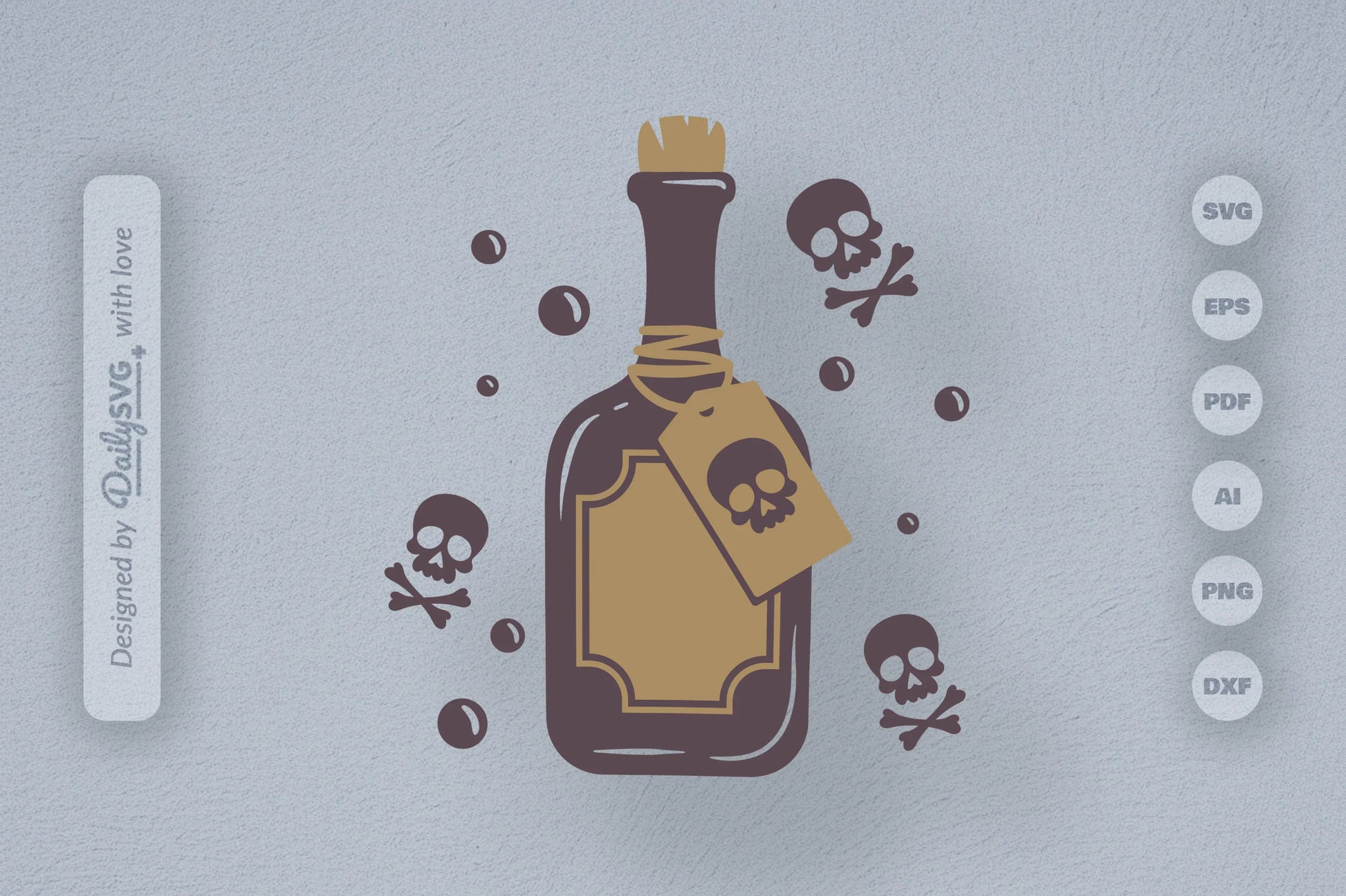 Poison Bottle Halloween SVG Bundle 9 - CraftNest - Digital Crafting and Art