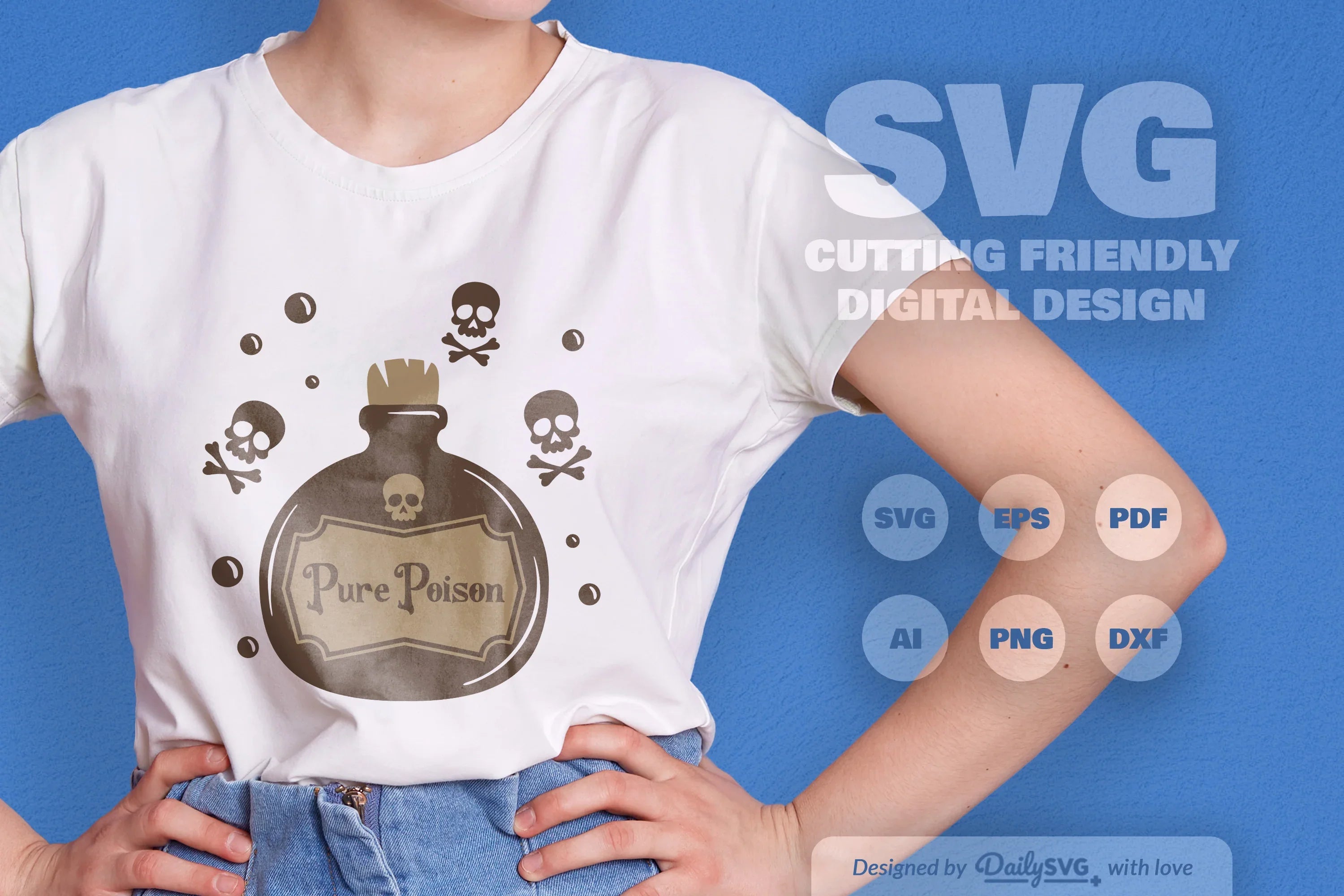 Poison Bottle Halloween SVG Bundle 6 - CraftNest - Digital Crafting and Art