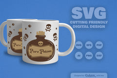 Poison Bottle Halloween SVG Bundle 6 - CraftNest - Digital Crafting and Art