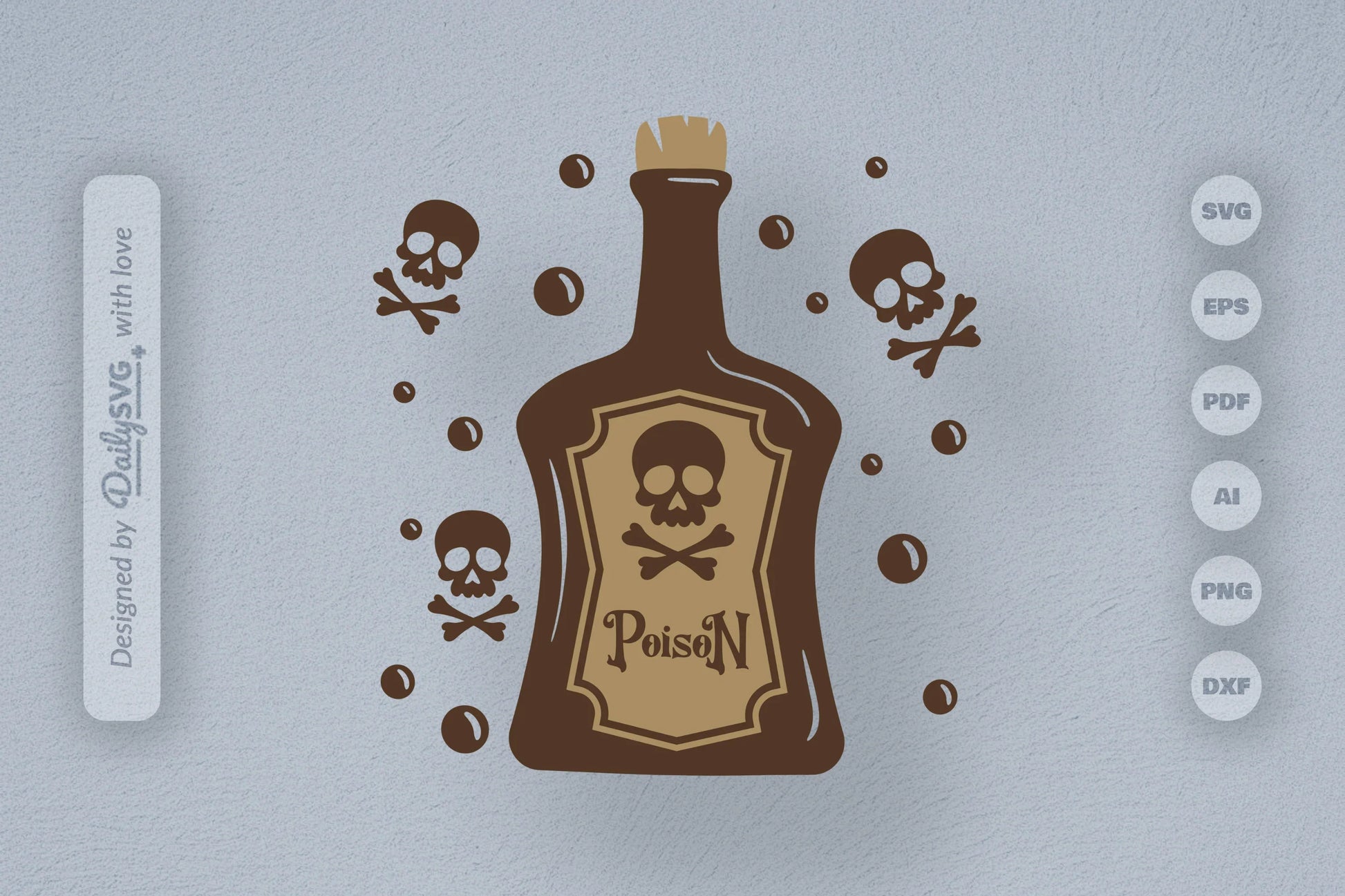 Poison Bottle Halloween SVG Bundle 1 - CraftNest - Digital Crafting and Art