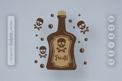 Poison Bottle Halloween SVG Bundle 1 - CraftNest - Digital Crafting and Art