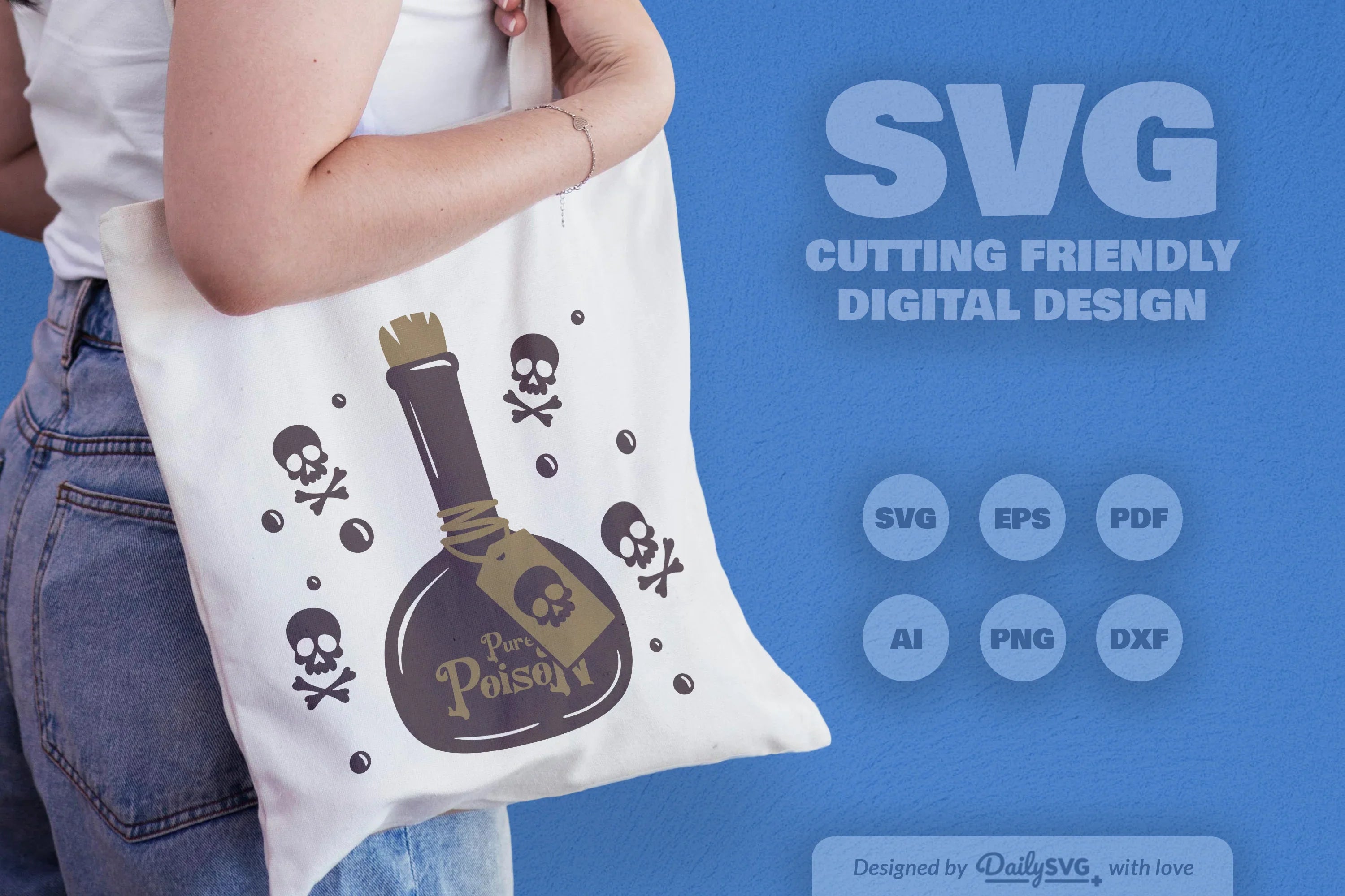 Poison Bottle Halloween SVG Bundle 4 - CraftNest - Digital Crafting and Art