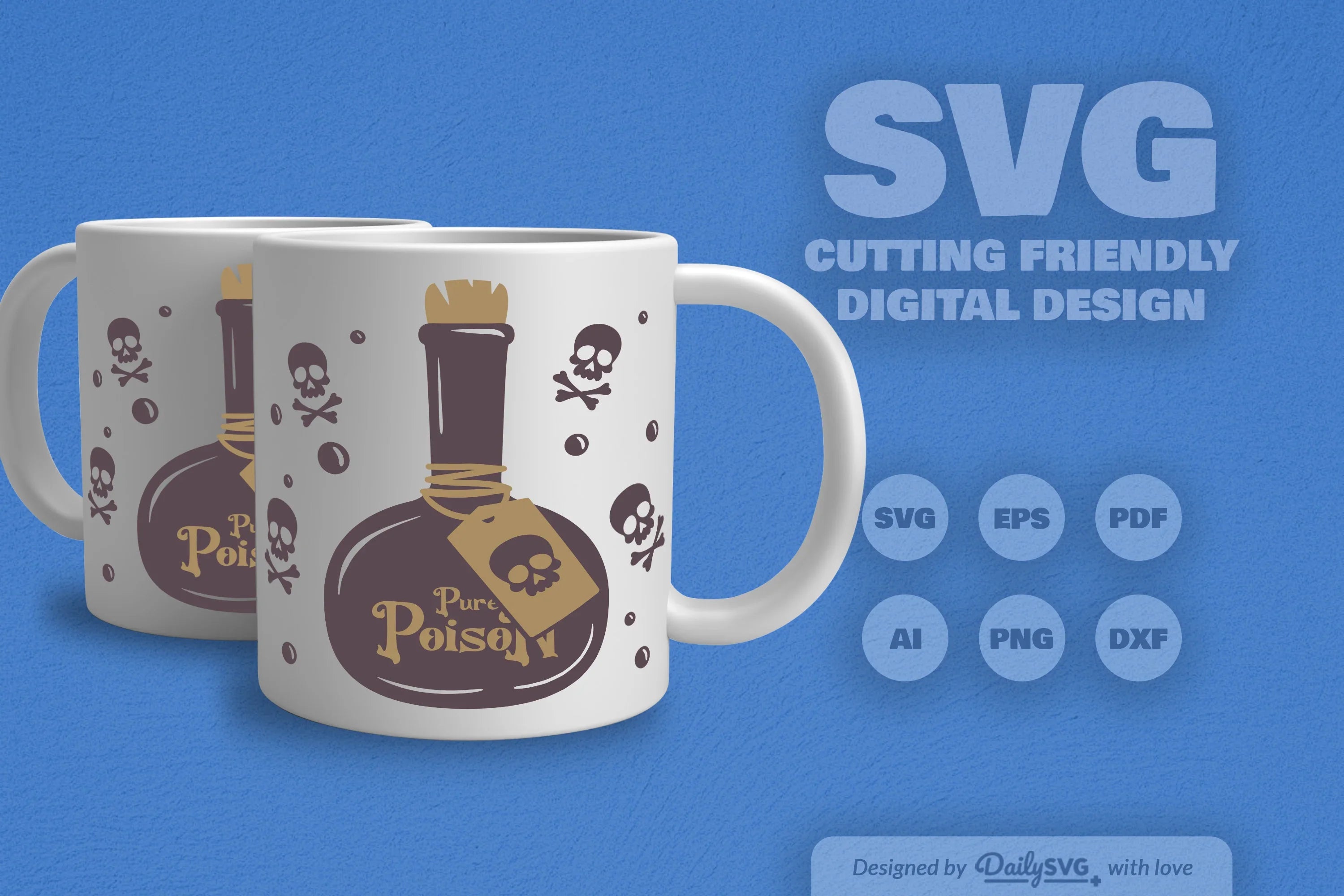 Poison Bottle Halloween SVG Bundle 4 - CraftNest - Digital Crafting and Art