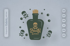 Poison Bottle Halloween SVG Bundle 2 - CraftNest - Digital Crafting and Art