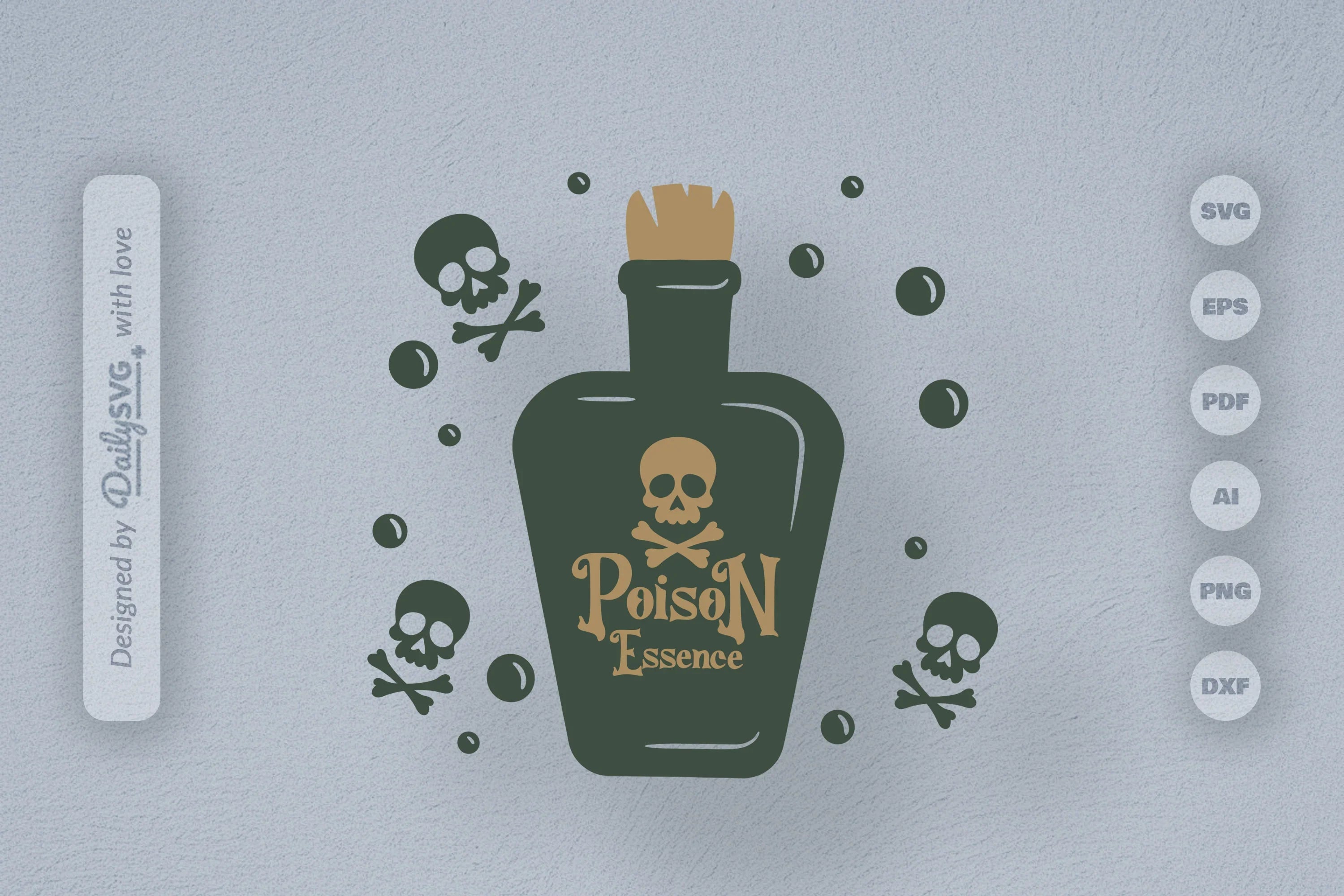 Poison Bottle Halloween SVG Bundle 2 - CraftNest - Digital Crafting and Art