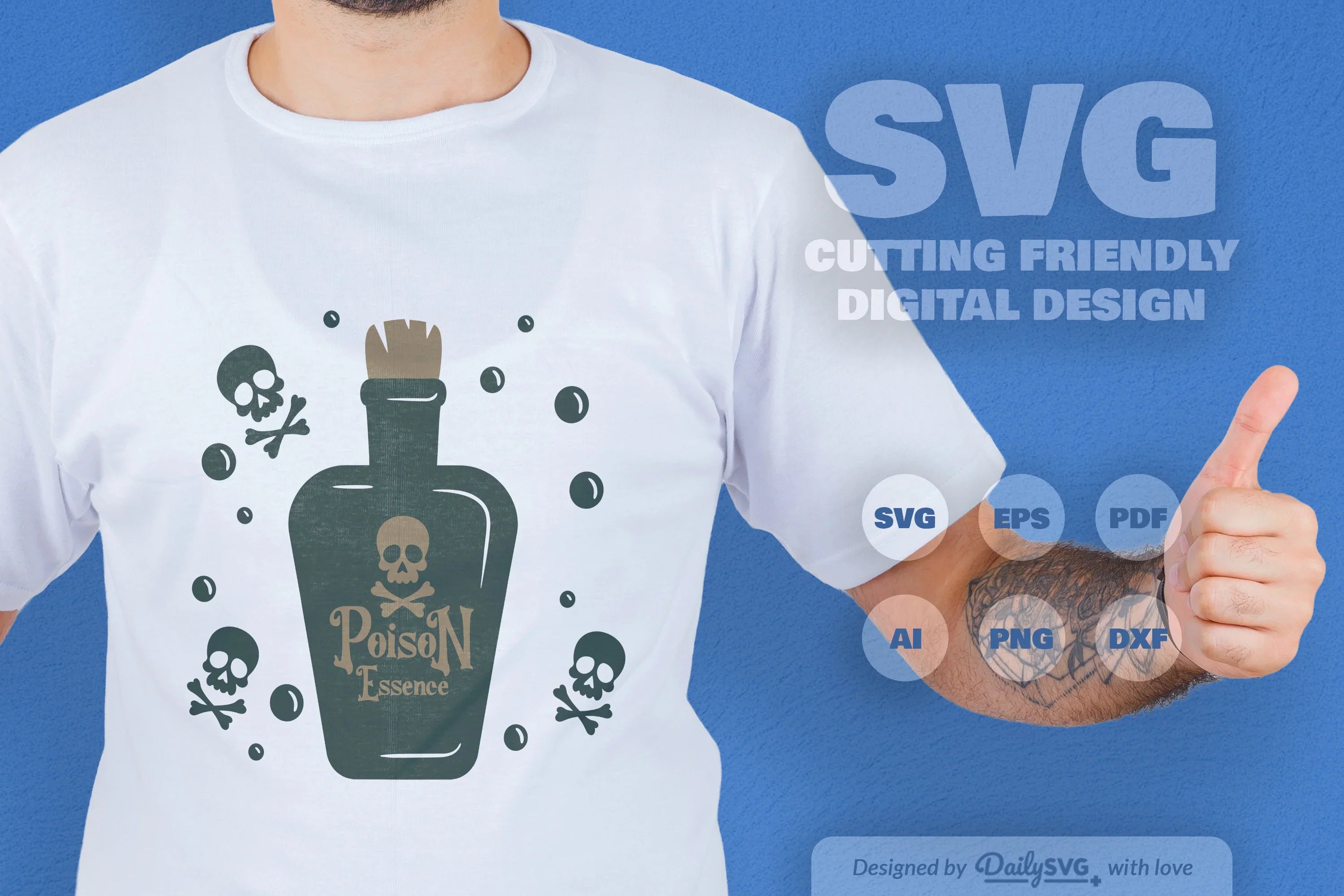 Poison Bottle Halloween SVG Bundle 2 - CraftNest - Digital Crafting and Art