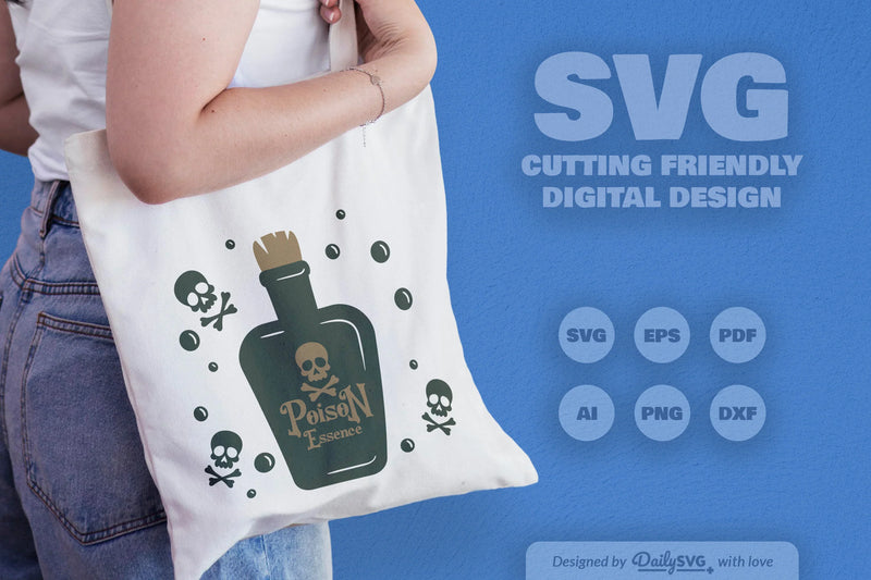 Poison Bottle Halloween SVG Bundle 2 - CraftNest - Digital Crafting and Art