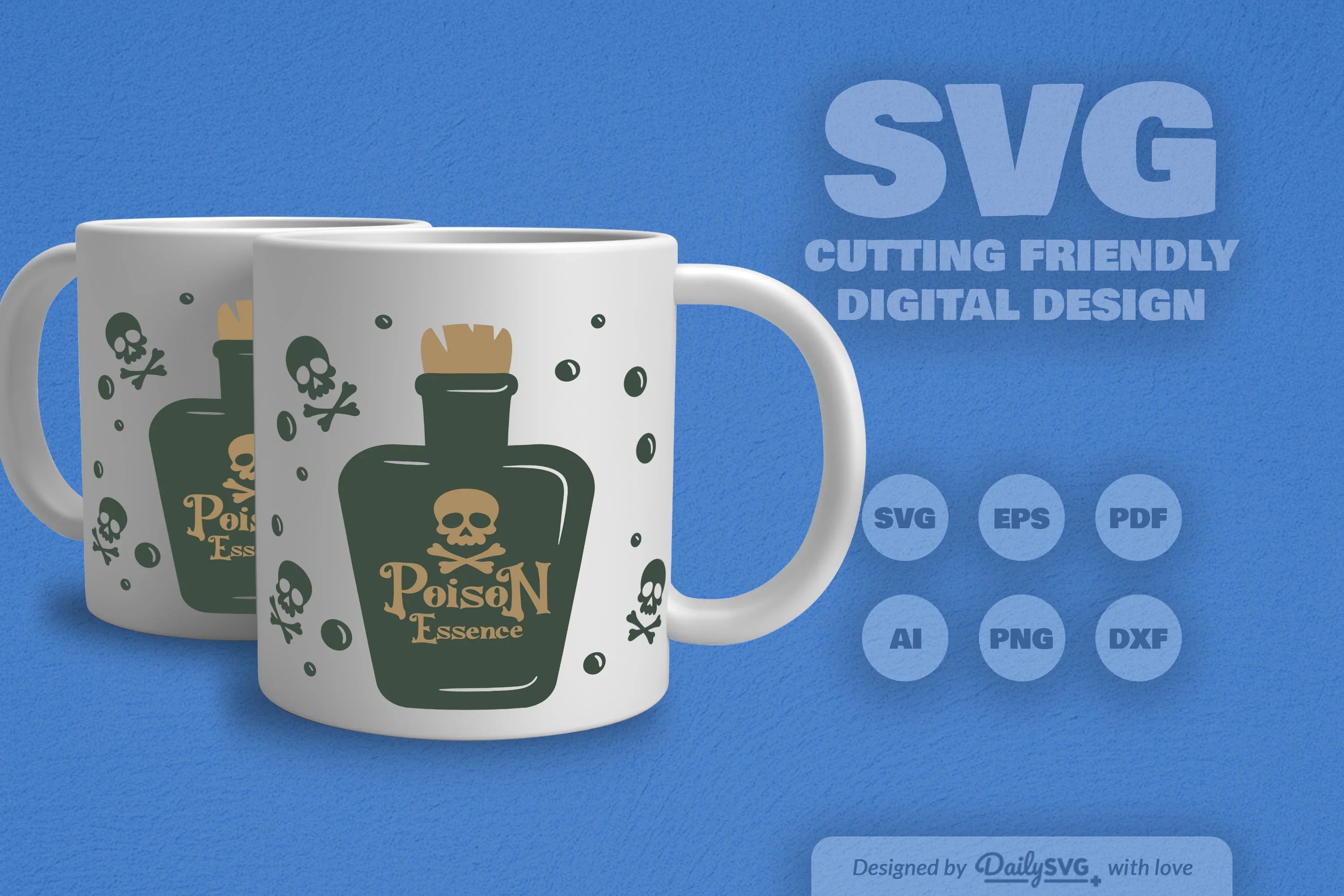 Poison Bottle Halloween SVG Bundle 2 - CraftNest - Digital Crafting and Art