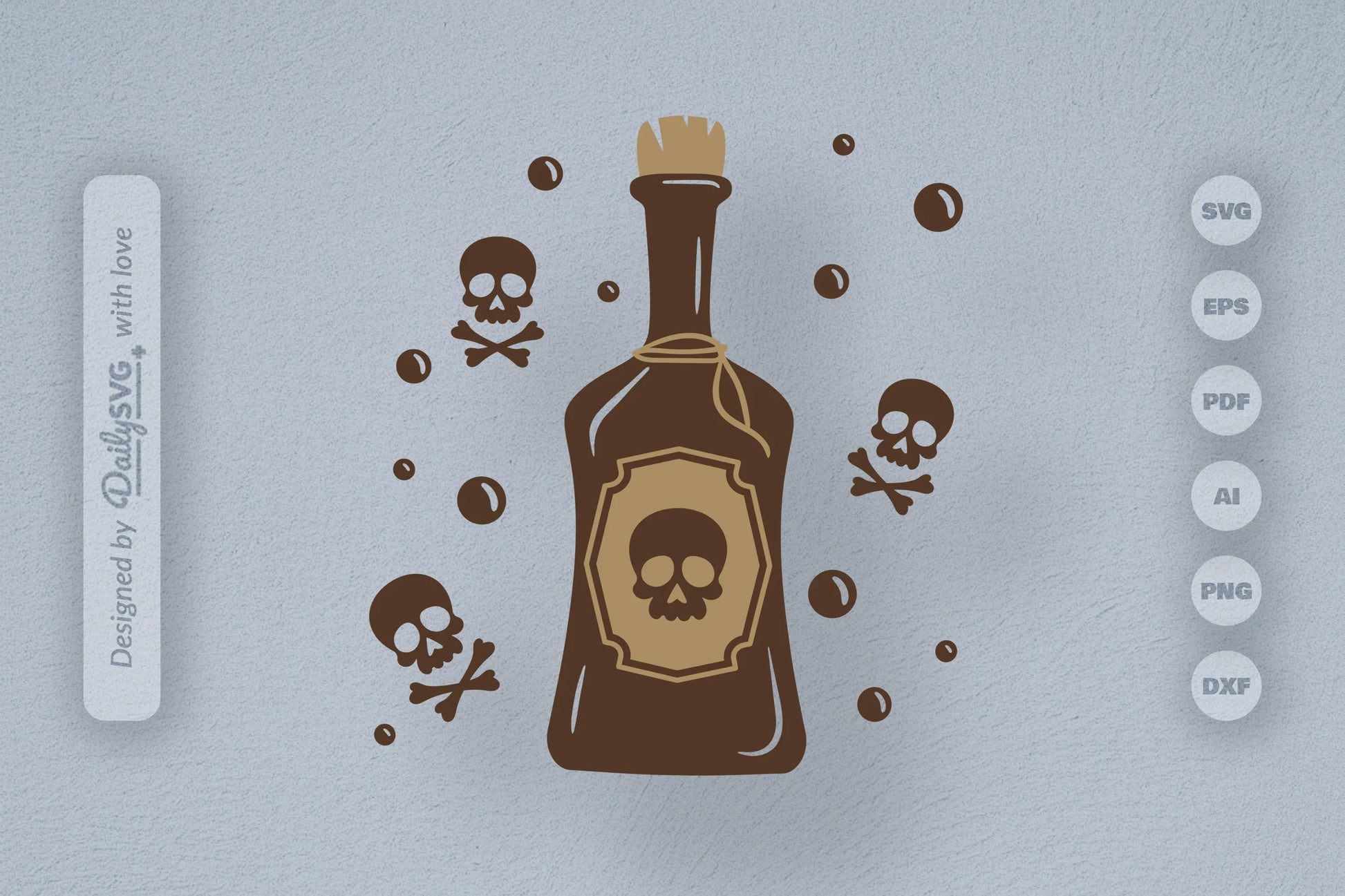 Poison Bottle Halloween SVG Bundle 3 - CraftNest - Digital Crafting and Art