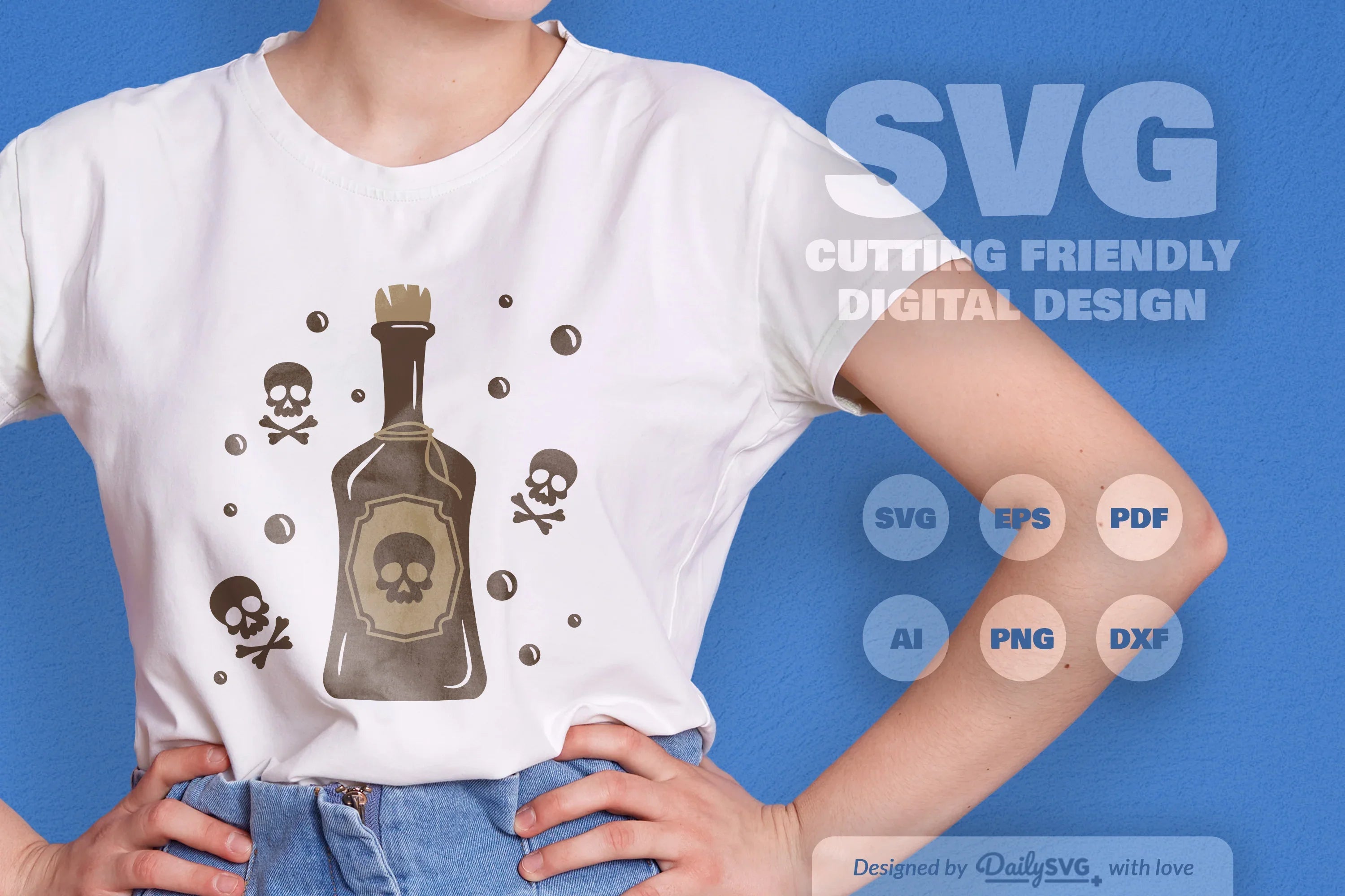 Poison Bottle Halloween SVG Bundle 3 - CraftNest - Digital Crafting and Art