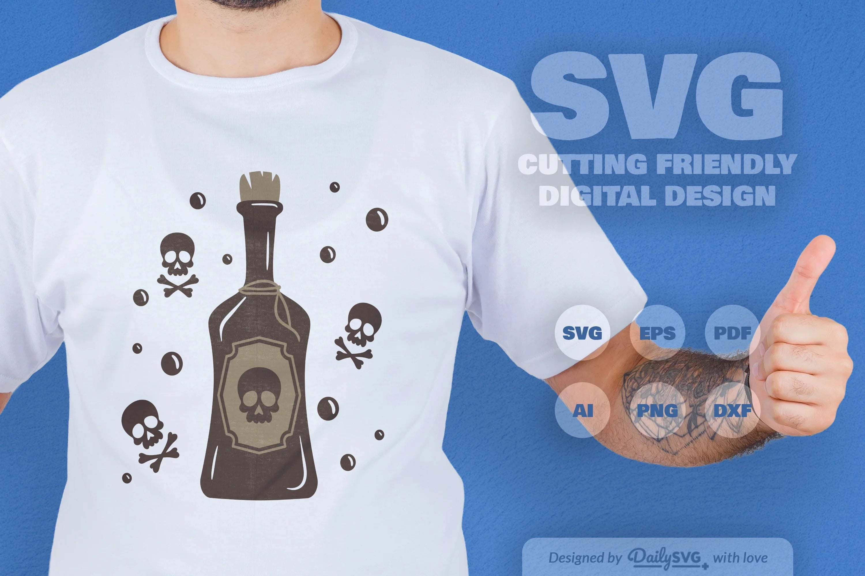 Poison Bottle Halloween SVG Bundle 3 - CraftNest - Digital Crafting and Art