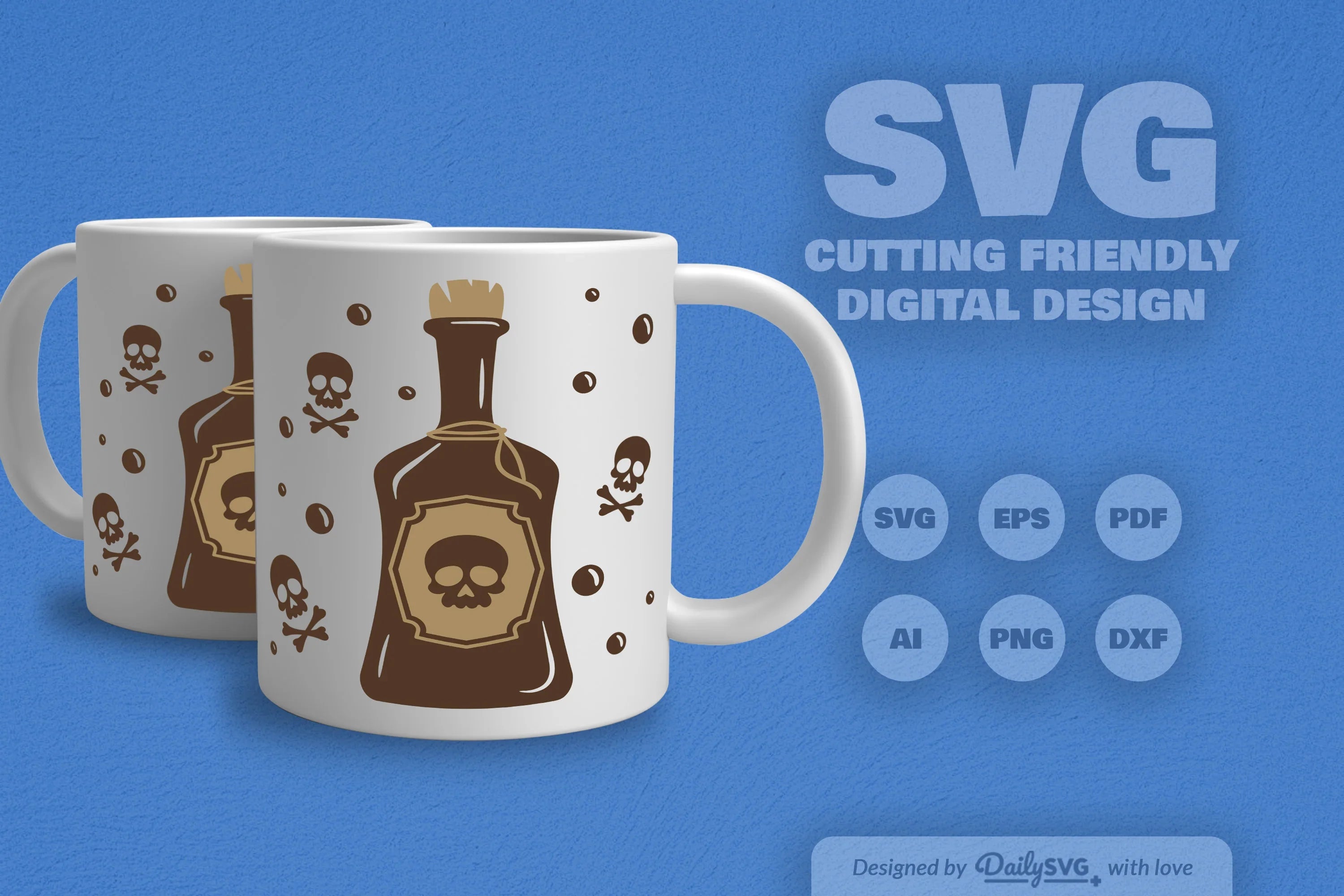 Poison Bottle Halloween SVG Bundle 3 - CraftNest - Digital Crafting and Art