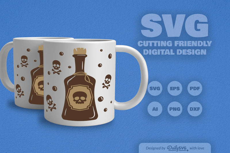 Poison Bottle Halloween SVG Bundle 3 - CraftNest - Digital Crafting and Art