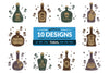 Halloween Poison Bottle Clipart - Daily SVG Bundles